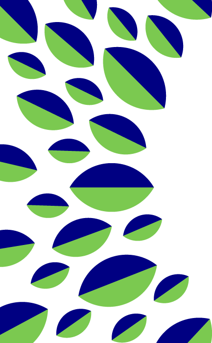 left leafy background